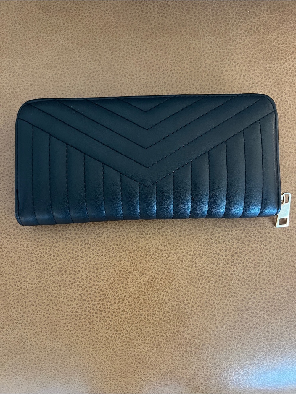 a new day Black Quilted Zip Wallet